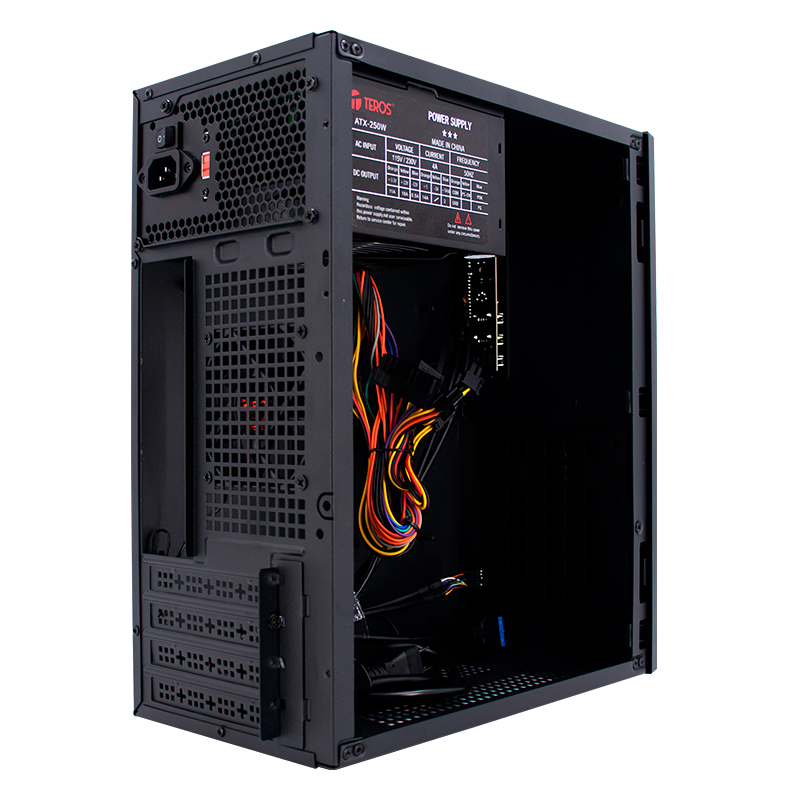 Case Teros TE-1034S Mini Tower Micro-ATX con Fuente 250W - Imagen 2