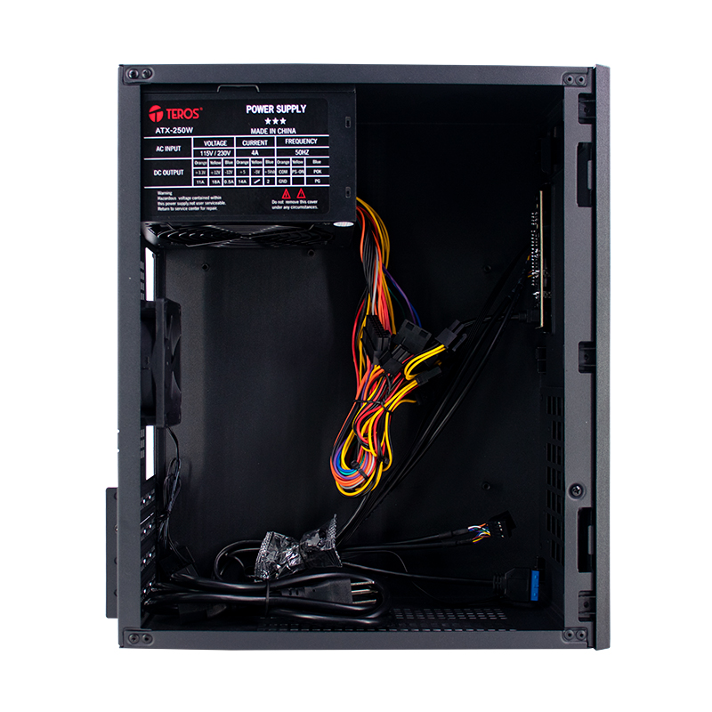 Case Teros TE-1034S Mini Tower Micro-ATX con Fuente 250W - Imagen 3