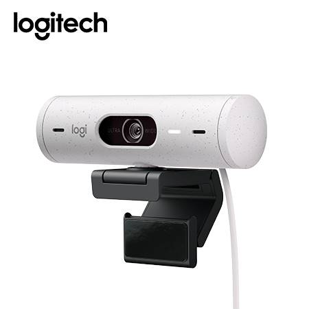 Cámara Web Logitech Brio 500 FHD 1080p USB-C Blanca